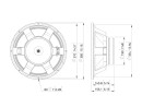 LAVOCE WXF15.400 15" Woofer, Ferrite, Magnet Aluminium Basket Driver