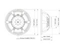 LAVOCE SAF214.50 21" Subwoofer Ferrite Magnet Aluminium Basket Driver