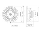 LAVOCE WAN103.01 10" Woofer, Neodymium Magnet Aluminium Basket Driver