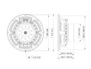 LAVOCE WAN124.01 12" Woofer, Neodymium Magnet Aluminium Basket Driver