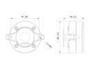 LAVOCE DF10.101L 1" Compression Driver Ferrite Magnet