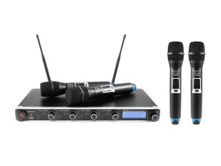 OMNITRONIC UHF-304 4-channel Wireless Mic System 823-832/863-865MHz