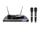 OMNITRONIC UHF-304 4-Channel Wireless Mic System...