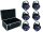 EUROLITE Set 6x LED PARty Spot + Case TDV-1