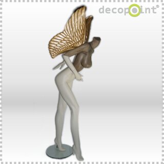 Engel Mannequin mit magnetisch abnehmbarem goldenen Flgel, Gre:165cm