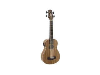 DIMAVERY UK-700 Bass-Ukulele. Zebra