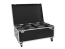 ROADINGER Flightcase 4x LED TMH-X19 Moving head