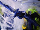 EUROPALMS Halloween Flying Dragon, animated, blue, 120cm