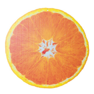Cut-out »Orange« for hanging, printed double-sided, made of cardboard 47x45cm Color: multicoloured