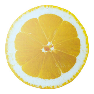 Cut-out »Lemon« for hanging, printed double-sided, made of cardboard 45x45cm Color: multicoloured