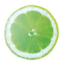 Cut-out "lime" for hanging printed double-sided...