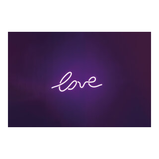 LED-Schriftzug »love« mit Ösen als Wandbefestigung, für den Innenbereich, 2m Zuleitung, mit USB-Anschluss, ohne Stecker Größe:45x18cm Farbe: pink