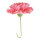 Flower blossom umbrella out of foam, with 40cm stem     Size: 80cm, Ø 60cm    Color: pink