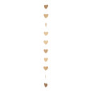 Paper hearts garland with 10 hearts in 10cm 190cm Color:...