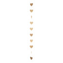 Paper hearts garland with 10 hearts in 10cm     Size:...