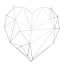 Contour heart made of metal - Material: with eyelets to...