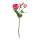 Rose 3-fold - Material: one flower head & two buds - Color: dark pink - Size: 46cm