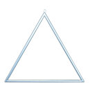 Metal frame triangular with hanger - Material: to...