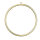 Metallrahmen, kreisförmig, mit Hänger, Größe: Ø 30cm Farbe: gold