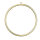 Metal frame circular with hanger - Material: to decorate - Color: gold - Size: Ø 30cm