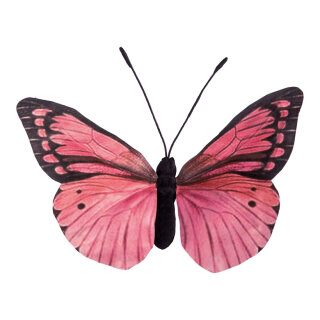 Butterfly made of paper H: 30cm Color: pink