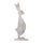 Rabbit standing, with base plate, made of wood     Size: 80x30cm    Color: natural