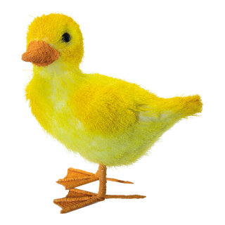 Duckling standing, made of styrofoam H: 20cm Color: yellow