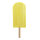 Eis am Stiel, XL, Größe: H=50cm Farbe: gelb
