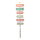 Waymarker »Beach« with 5 directional arrows, made of wood     Size: H: 160cm, W: 40cm    Color: multicoloured
