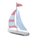 Segelboot aus Holz Größe:H: 40cm, B: 38cm Farbe:...