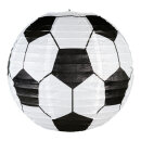 lantern »football« made of paper Ø60cm Color: black/white