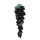 Grapes 147-fold, Ø grapes: ca. 2cm, artificial     Size: 45cm    Color: black