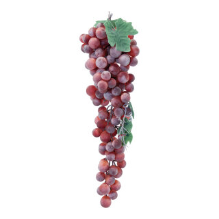 Grapes 147-fold, Ø grapes: ca. 2cm, artificial     Size: 45cm    Color: red