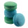 Macarons im 4er-Set, aus Hartschaum     Groesse: Ø 10cm    Farbe: blau/grün