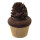 Chocolate cupcake XL, made of hard foam     Size: H: 24cm    Color: brown