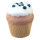 Blaubeer-Cupcake XL, aus Hartschaum     Groesse: H: 18cm    Farbe: bunt