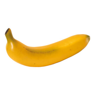 Banane künstlich     Groesse: 18x4x4cm    Farbe: gelb