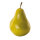 Pear artificial     Size: 9x7x7cm    Color: green