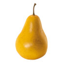 Pear artificial 9x7x7cm Color: yellow