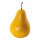Pear artificial     Size: 9x7x7cm    Color: yellow