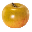 Apfel künstlich     Groesse: 8x8x7cm - Farbe: gelb
