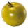Apfel künstlich     Groesse: 8x8x7cm    Farbe: grün