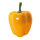 Paprika künstlich     Groesse: 12x8x8cm    Farbe: gelb