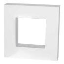 Displaykästen 45x45x10cm weiss, bedeckt weißes...