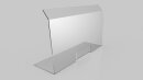 Trennwand Modell (4) 1000x600x300mm Farbe: transparent