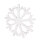 Schneeflocke beglittert, mit Hänger, aus Styropor Abmessung: Ø 90cm Farbe: weiß