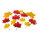 Maple leaves in polybag 36 pieces - Material:  - Color: orange/natural - Size: 13x13cm