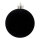 Christmas balls flocked 12 pcs./blister - Material:  - Color: black, - Size: Ø 6cm