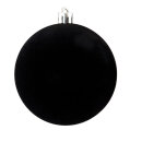 Christmas balls flocked 6 pcs./blister - Material:  -...