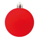 Christmas ball flocked  - Material:  - Color: red, -...